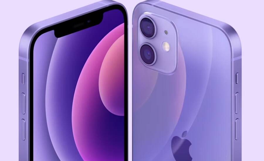 Фиолетовый Айфон 12
